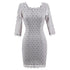 Square Collar Lace Bodycon Dress #Bodycon Dress #